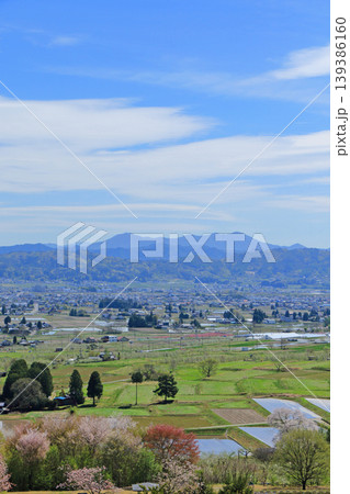 安曇野 春の田園 安曇野 春の田園 139386160