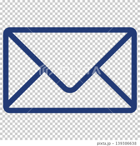 Email icon, blue indigo, simple, business, transparent, vector graphic. Email icon, blue indigo, simple, business, transparent, vector graphic. 139386638