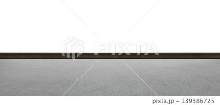 3d rendering asphalt floor with white background creating empty stage 3d rendering asphalt floor with white background creating empty stage 139386725