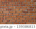 Old red brick wall background with texture 139386813
