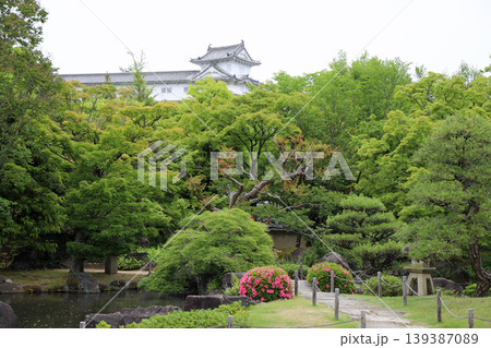 春の公園の庭園風景 139387089