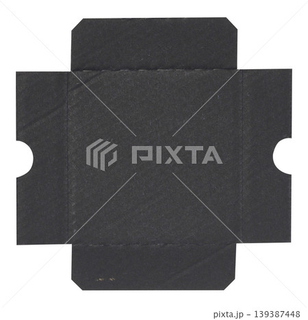The inside of a black corrugated cardboard box on an isolated background The inside of a black corrugated cardboard box on an isolated background 139387448
