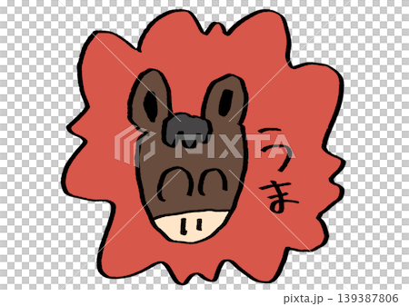 Horse sticker Horse sticker 139387806