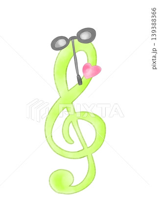 結婚式の小物が付いた音符 結婚式の小物が付いた音符 139388366