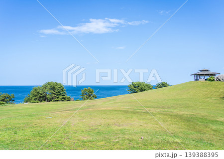 「青森県」新緑薫る初夏の種差海岸・八戸市 「青森県」新緑薫る初夏の種差海岸・八戸市 139388395