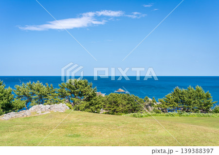 「青森県」新緑薫る初夏の種差海岸・八戸市 「青森県」新緑薫る初夏の種差海岸・八戸市 139388397