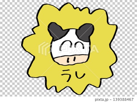 Cow sticker Cow sticker 139388467