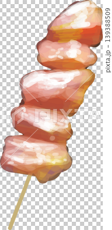 Hand-drawn style illustration of yakitori Hand-drawn style illustration of yakitori 139388509