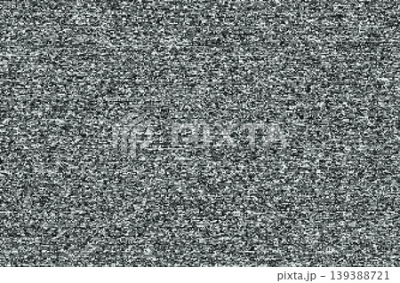 白黒テレビの砂嵐背景 白黒テレビの砂嵐背景 139388721