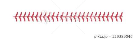 Softball laces set. Baseball ball stripes. Softball Stitches. Vector illustration Softball laces set. Baseball ball stripes. Softball Stitches. Vector illustration 139389046