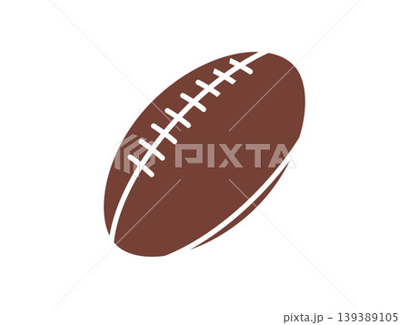 American football ball. glyph icon. American football ball. glyph icon. 139389105