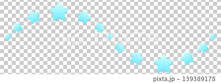 淺藍色星波插畫素材 139389178