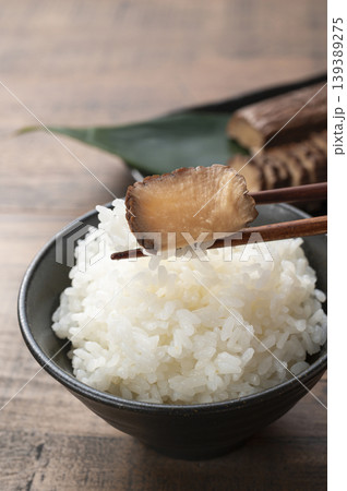 いぶりがっことご飯 いぶりがっことご飯 139389275