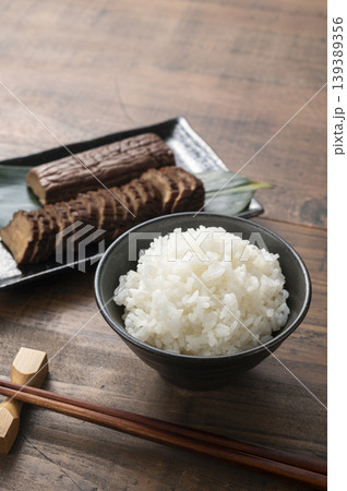 いぶりがっことご飯 いぶりがっことご飯 139389356