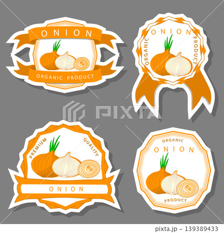 Sweet juicy tasty natural eco product onion 139389433