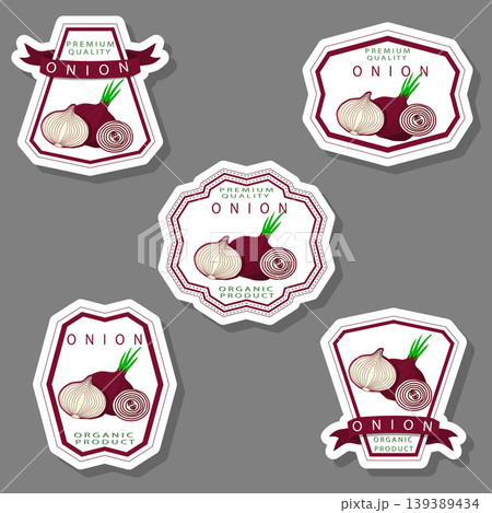 Sweet juicy tasty natural eco product onion 139389434