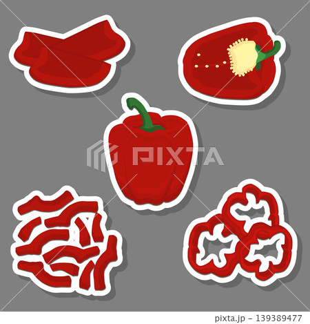 Sweet juicy tasty natural eco product pepper 139389477