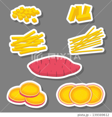 Whole vegetable sweet potato Whole vegetable sweet potato 139389612