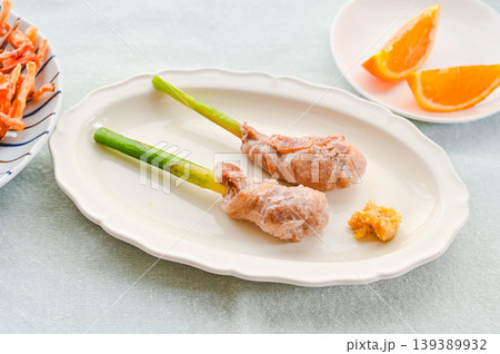 谷中生姜の肉巻き 谷中生姜の肉巻き 139389932