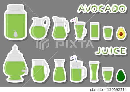 Illustration on theme big kit different types glassware Illustration on theme big kit different types glassware 139392514