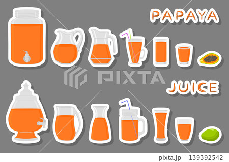 Illustration on theme big kit different types glassware Illustration on theme big kit different types glassware 139392542