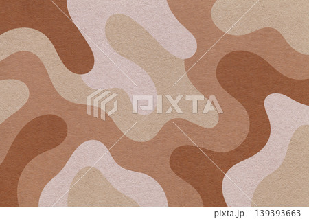 Abstract paper texture background with light beige, warm brown ivory camouflage pattern with organic wavy lines and camo shapes Abstract paper texture background with light beige, warm brown ivory camouflage pattern with organic wavy lines and camo shapes 139393663