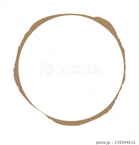 Coffee, tea mug or glass trace. Drink stain blot Coffee, tea mug or glass trace. Drink stain blot 139394612