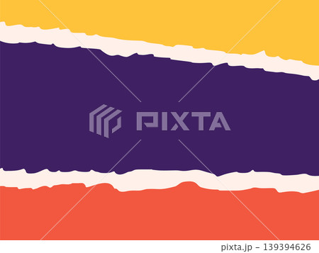 Torn paper background template with ripped edges and copy space 139394626