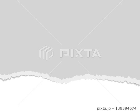 Torn paper background template with ripped edges and copy space Torn paper background template with ripped edges and copy space 139394674