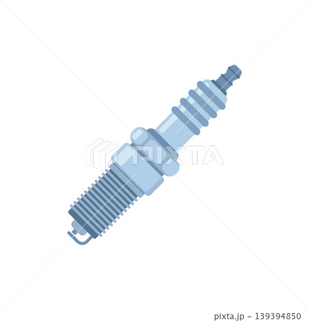 Spark plug with single side electrode concept, automotive spare part. Vector illustration Spark plug with single side electrode concept, automotive spare part. Vector illustration 139394850