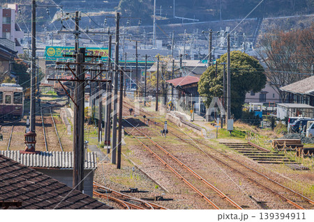 浜松市の天竜浜名湖鉄道の天竜二俣駅周辺の風景(静岡県) 浜松市の天竜浜名湖鉄道の天竜二俣駅周辺の風景(静岡県) 139394911