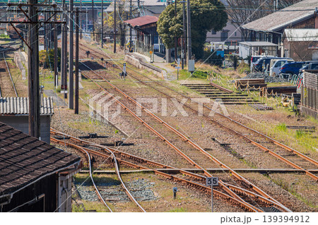 浜松市の天竜浜名湖鉄道の天竜二俣駅周辺の風景(静岡県) 139394912