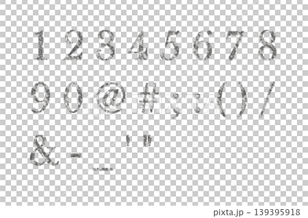 文字 6 数字 銀箔のテクスチャー 文字 6 数字 銀箔のテクスチャー 139395918