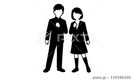 日本の学生の誓いイラスト 日本の学生の誓いイラスト 139396309