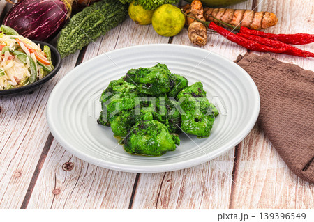 Indian green chicken mint tikka Indian green chicken mint tikka 139396549