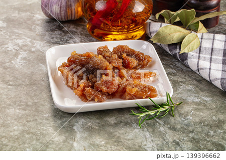 Salted herring fish caviar snack Salted herring fish caviar snack 139396662