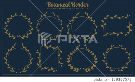 Brown Silhouette Laurel Floral Divider and Wreath Collection.Vector Illustration Brown Silhouette Laurel Floral Divider and Wreath Collection.Vector Illustration 139397575
