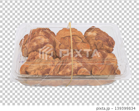 Fried chicken (packaged with rubber band) 139399834
