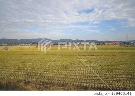 Scenic Countryside View from Train Between Kyoto and Nara Nov 27 2025 139400141