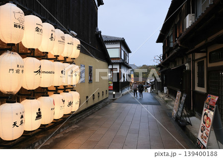 Paper Lantern Lighting Nara Alley at Night Nov 27 2025 139400188