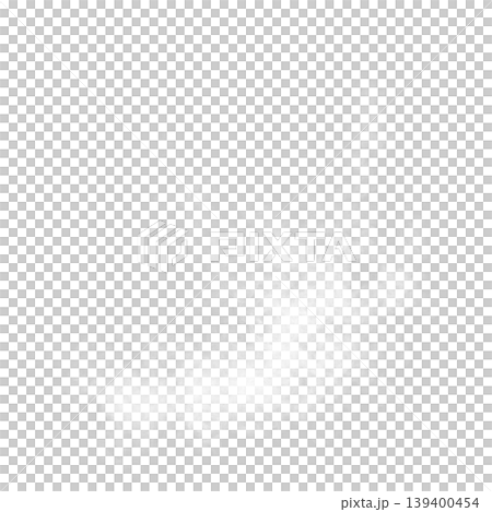 放置在透明背景上的白色煙霧柱效果材料。 139400454
