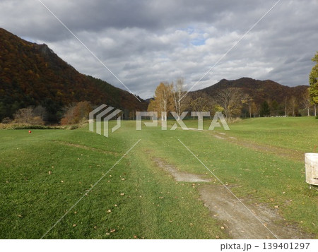 空知川ラベンダーの森ゴルフコースの風景　南コース 139401297