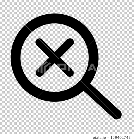 Line art icon to clear search Line art icon to clear search 139401742