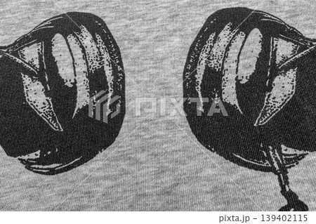 Gray long sleeved t shirt texture background Gray long sleeved t shirt texture background 139402115