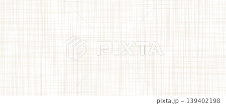 Light beige fabric seamless texture. Crosshatch linen canvas repeating background. Weave sackcloth material wallpaper. Rough rustic woven burlap surface textile. Vector organic hessian cotton backdrop 139402198