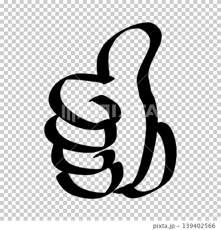 手描き風のいいねマークイラスト 手描き風のいいねマークイラスト 139402566