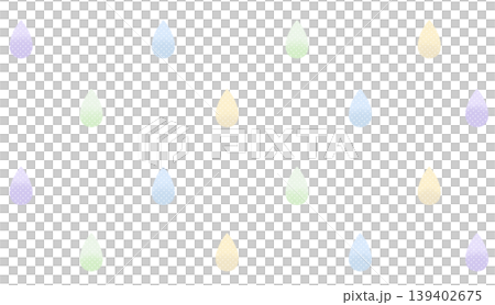 手書きの散りばめられた雫の背景 水玉柄 梅雨 手書きの散りばめられた雫の背景 水玉柄 梅雨 139402675