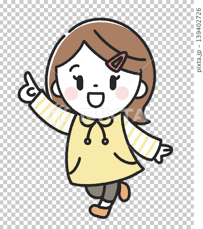 走っている女の子 139402726