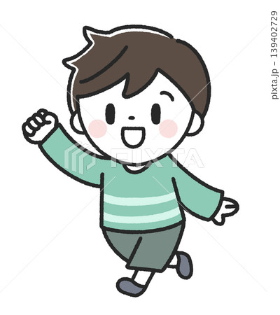 走っている男の子 走っている男の子 139402729