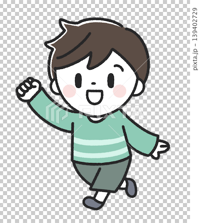 走っている男の子 走っている男の子 139402729